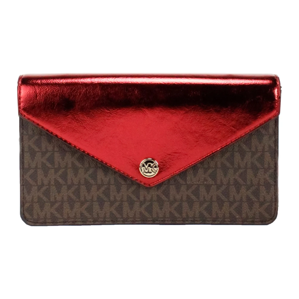 Michael Kors Crimson Small Flap Clutch Crossbody Tas Multicolor Dames