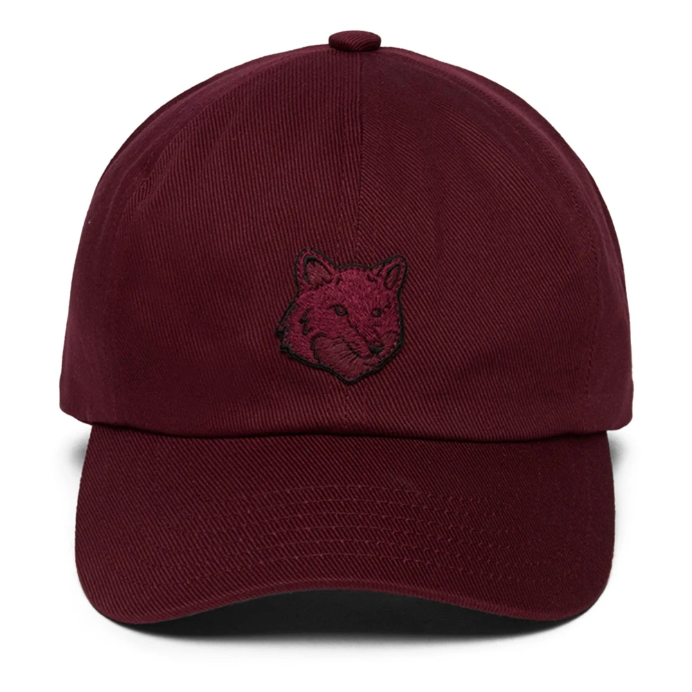 Maison Kitsuné Gedurfde Fox Head Pet Red Heren