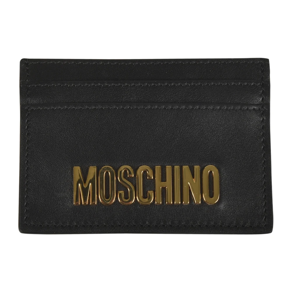 Moschino Stijlvolle Portemonnee Collectie Black Heren