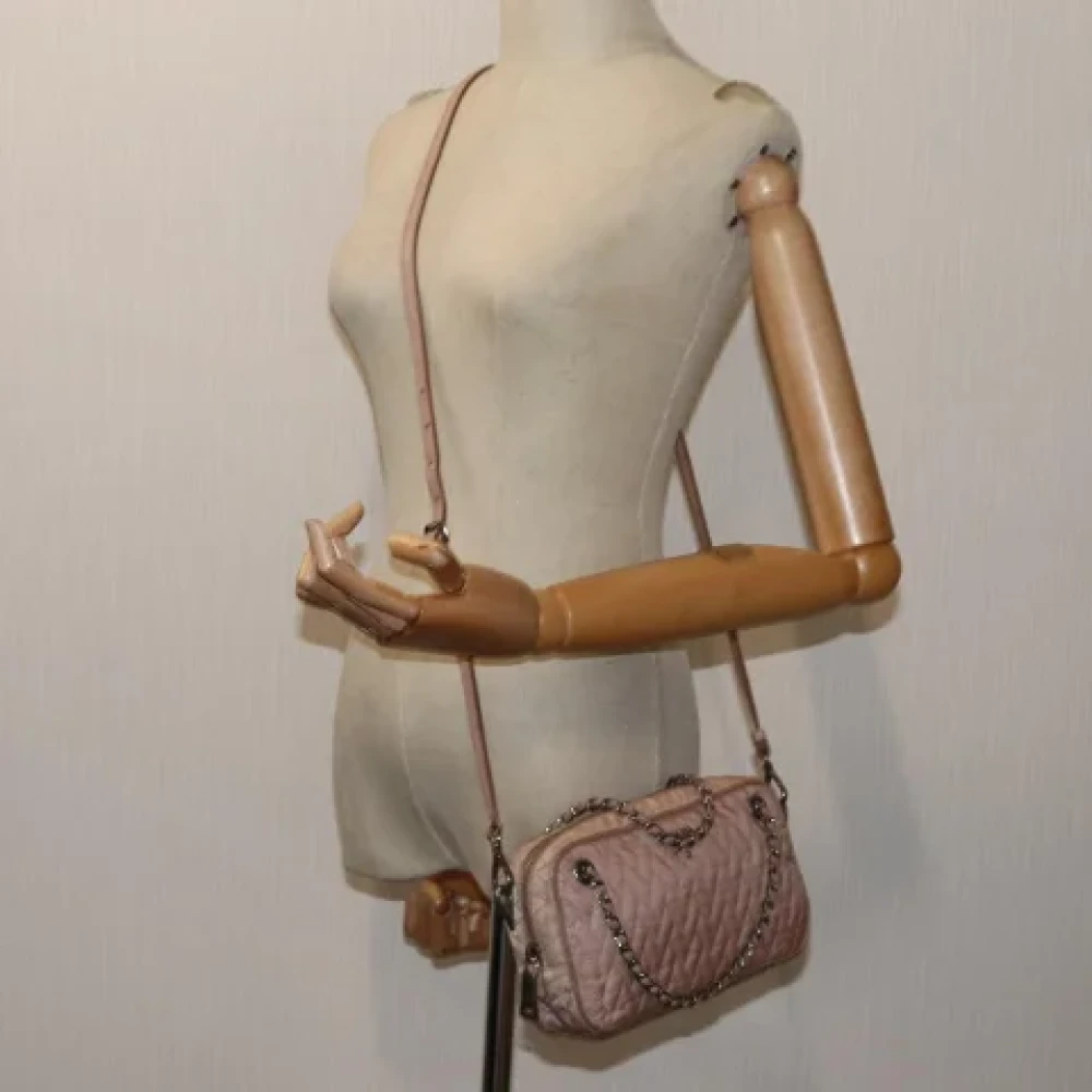 Prada Vintage Pre-owned Fabric prada-bags Pink Dames