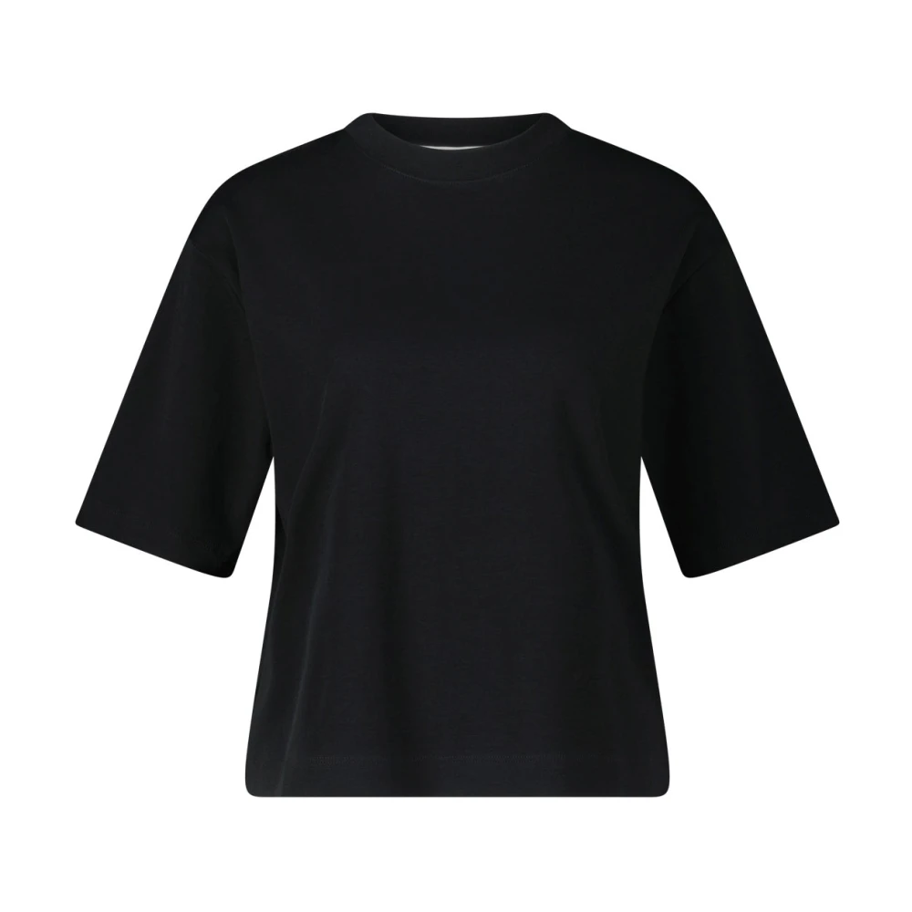 Vince Lange Mouw T-shirt Black Dames