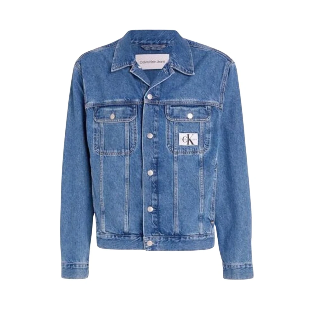 Calvin Klein Jeans Stijlvolle Jassen Collectie Blue Heren