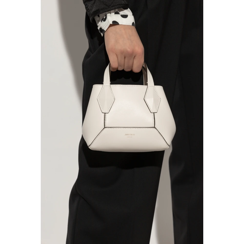Jimmy Choo Handtas Diamond XS Beige Dames