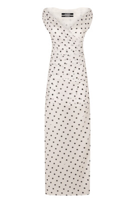 robe-longue-a-pois-avec-fente-laterale