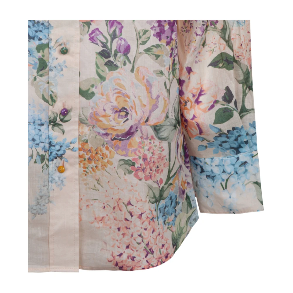 Zimmermann Bloemenprint Overhemd Multicolor Dames