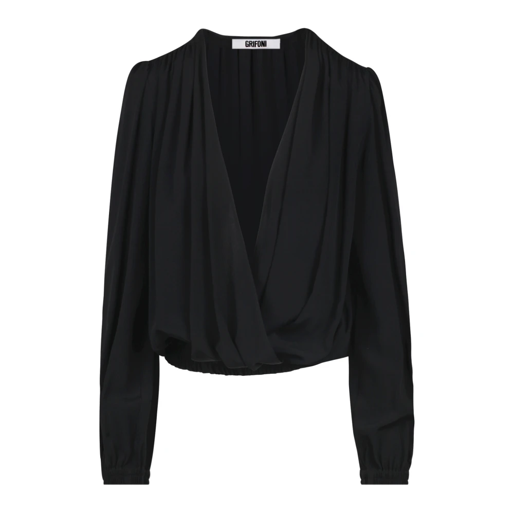 Mauro Grifoni Stijlvolle Shirt Gs220170 7 Black Dames
