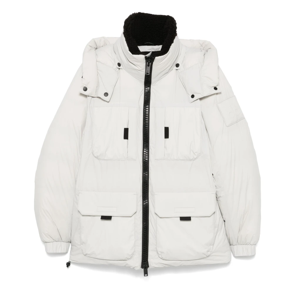 Moose Knuckles Waterdichte Stenen Jas White Heren