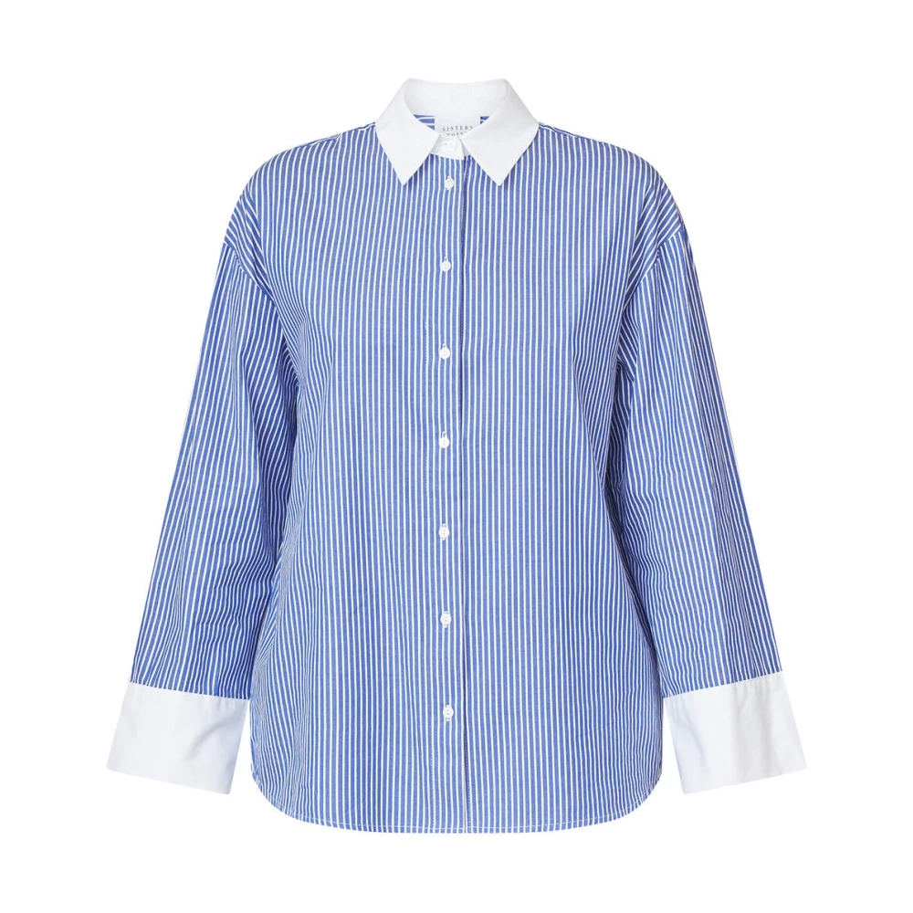 Sisters Point Viska-Sh Shirt Blue Dames