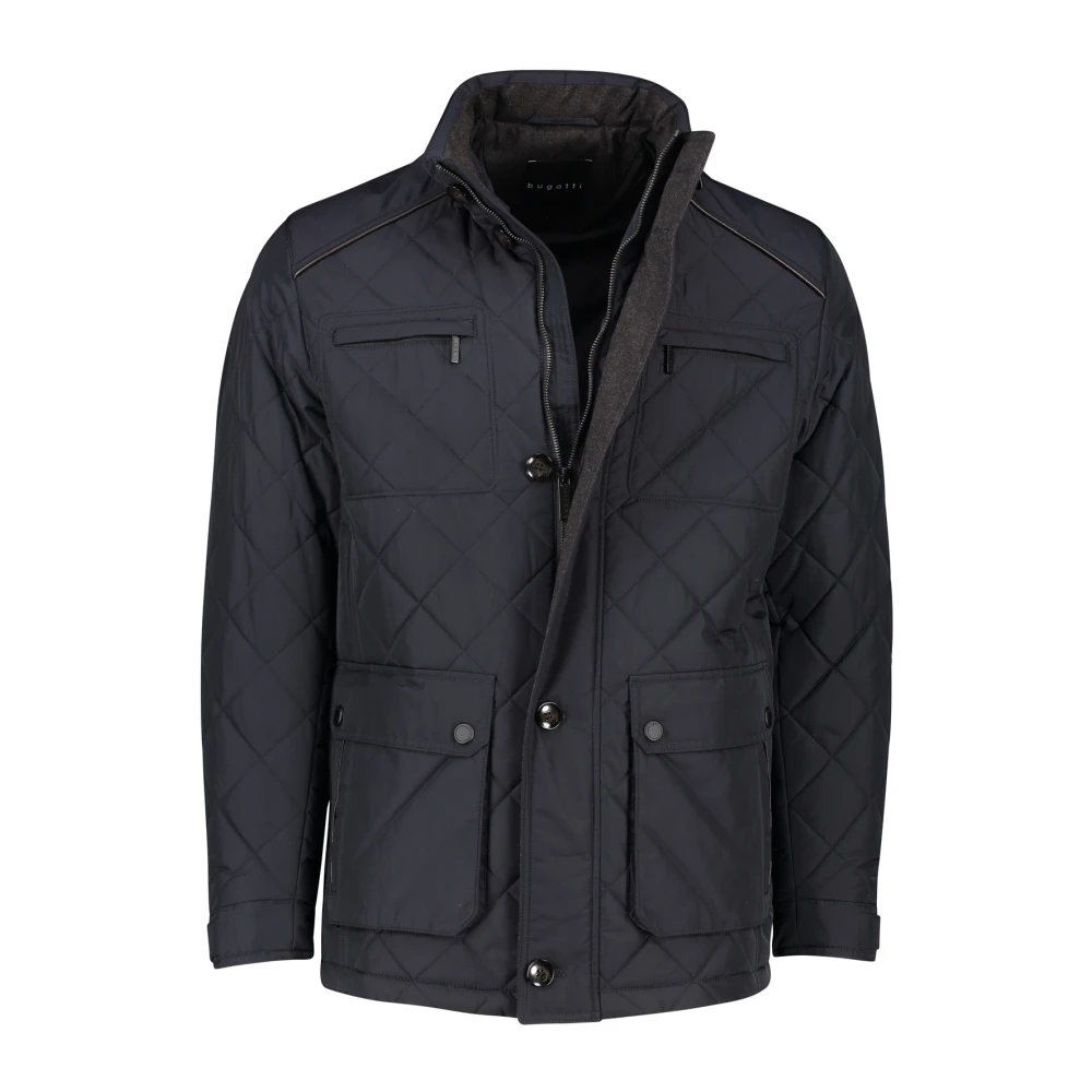 Bugatti Winterjas Donkerblauw Stijlvol Blue Heren