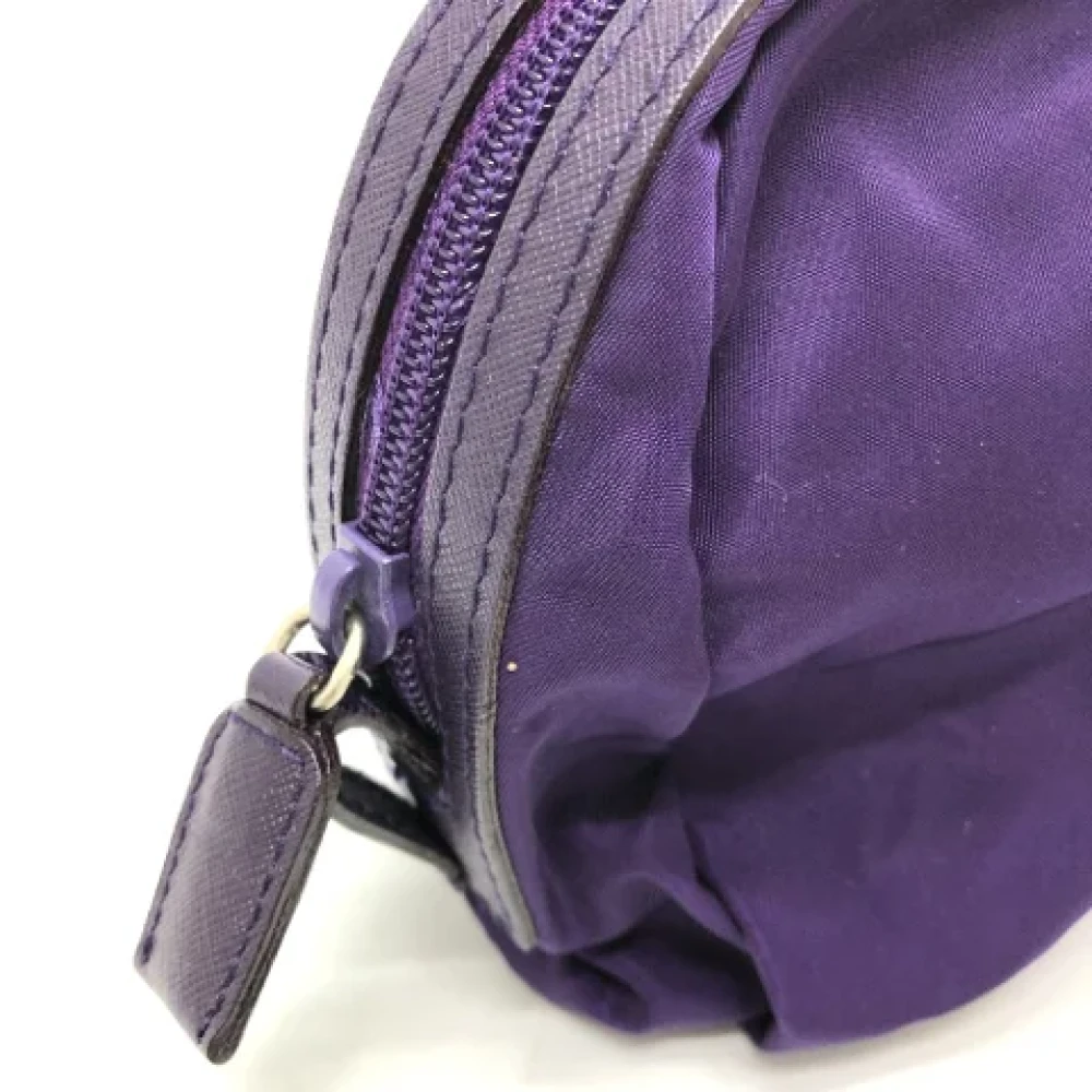 Prada Vintage Pre-owned Fabric prada-bags Purple Dames