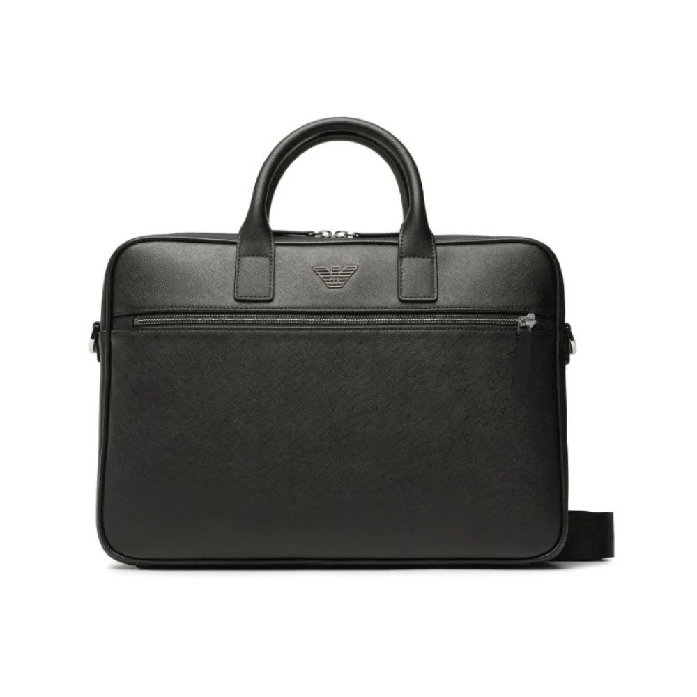 Emporio Armani Hombre Negro Bolsos, Talla: One Size