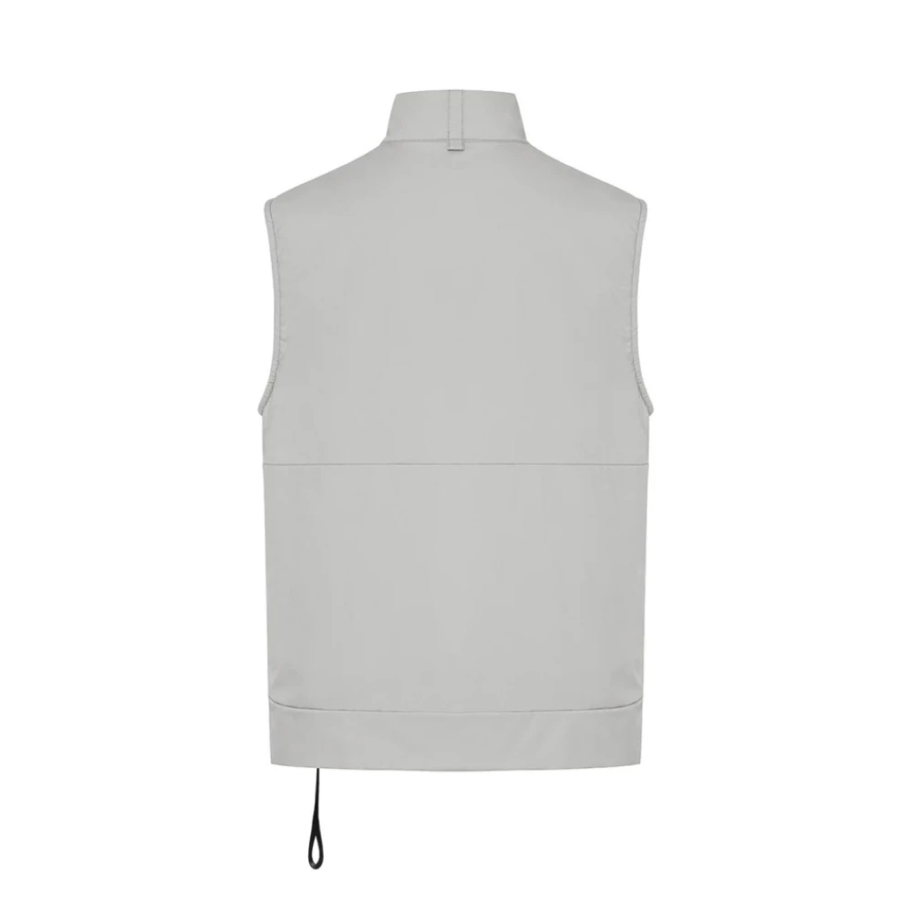 Duno Gewatteerd Ritsvest Camo Stijl Gray Heren