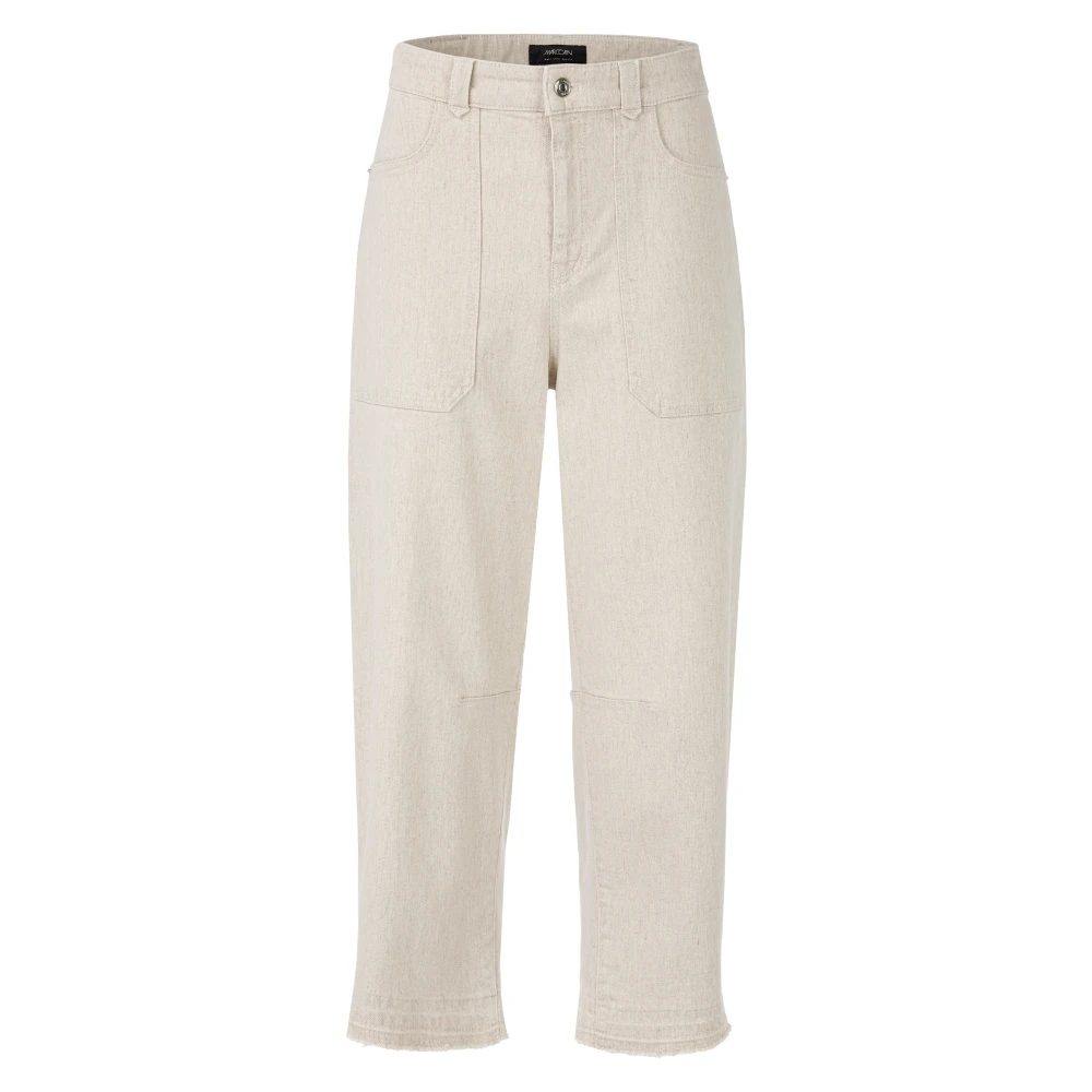 Marc Cain Women's Beige Relaxed Fit Coloured Jeans Ruma