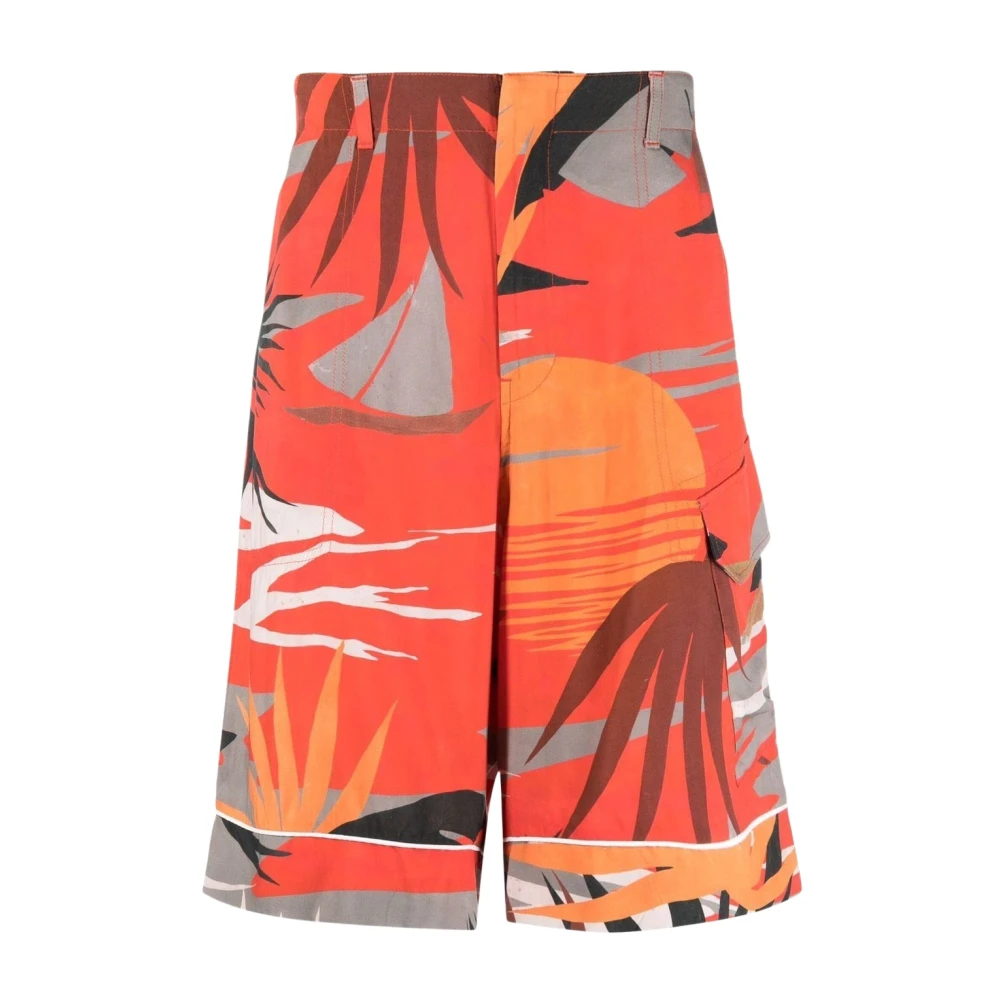 Palm Angels Casual Shorts, Hawaii Modell Red, Herr