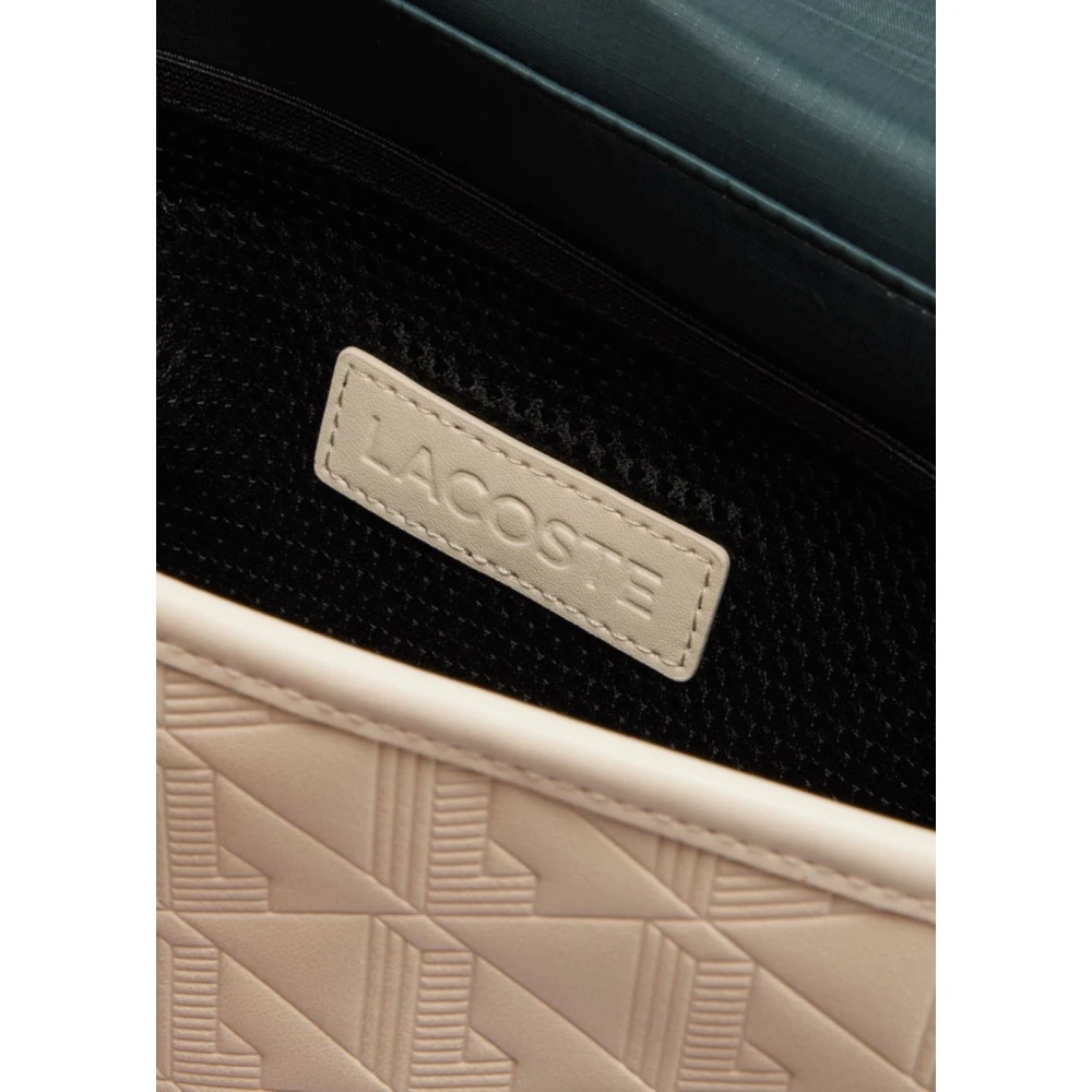Lacoste Witte Nomogram Messenger Tas White Heren