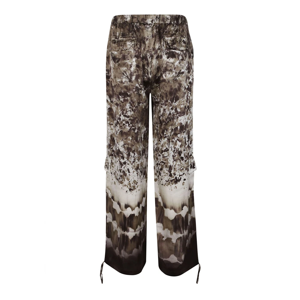 Avant Toi Zijden Elastaan Broek Made in Italy Multicolor Dames