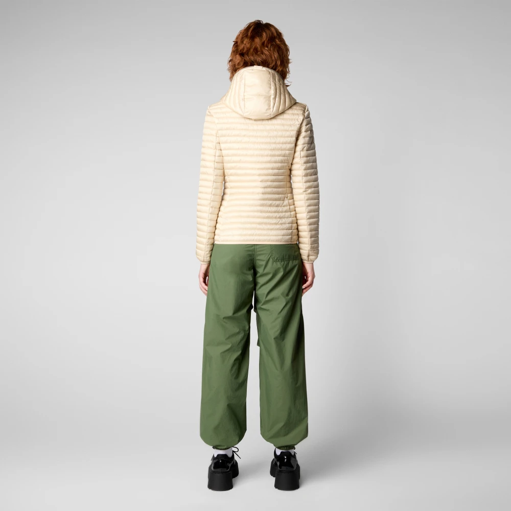 Save The Duck Zand Winterjassen voor Mannen Beige Dames