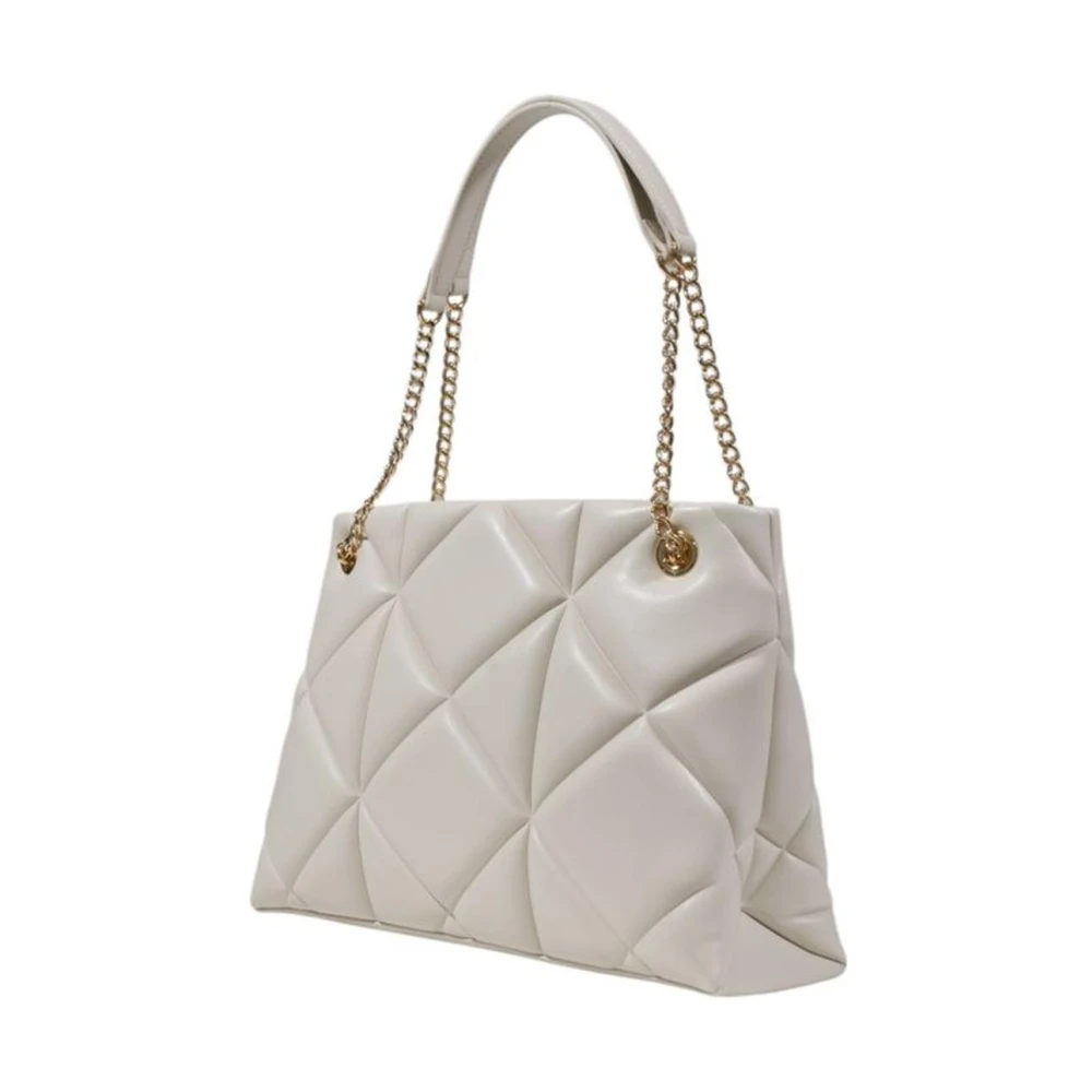 Love Moschino Beige Handtas met Grote Capaciteit Beige Dames