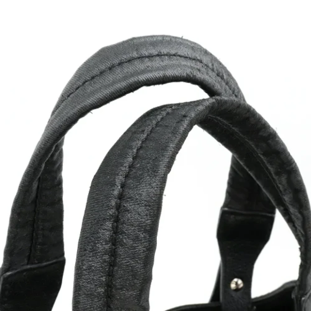 Chanel Vintage Pre-owned Satin chanel-bags Black Dames