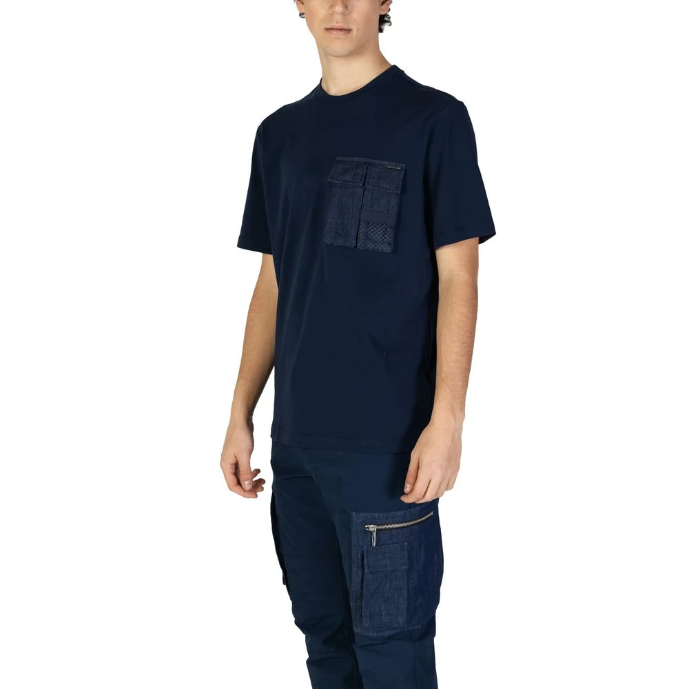 Antony Morato Blauw Katoenen T-shirt Lente Zomer Collectie Blue Heren