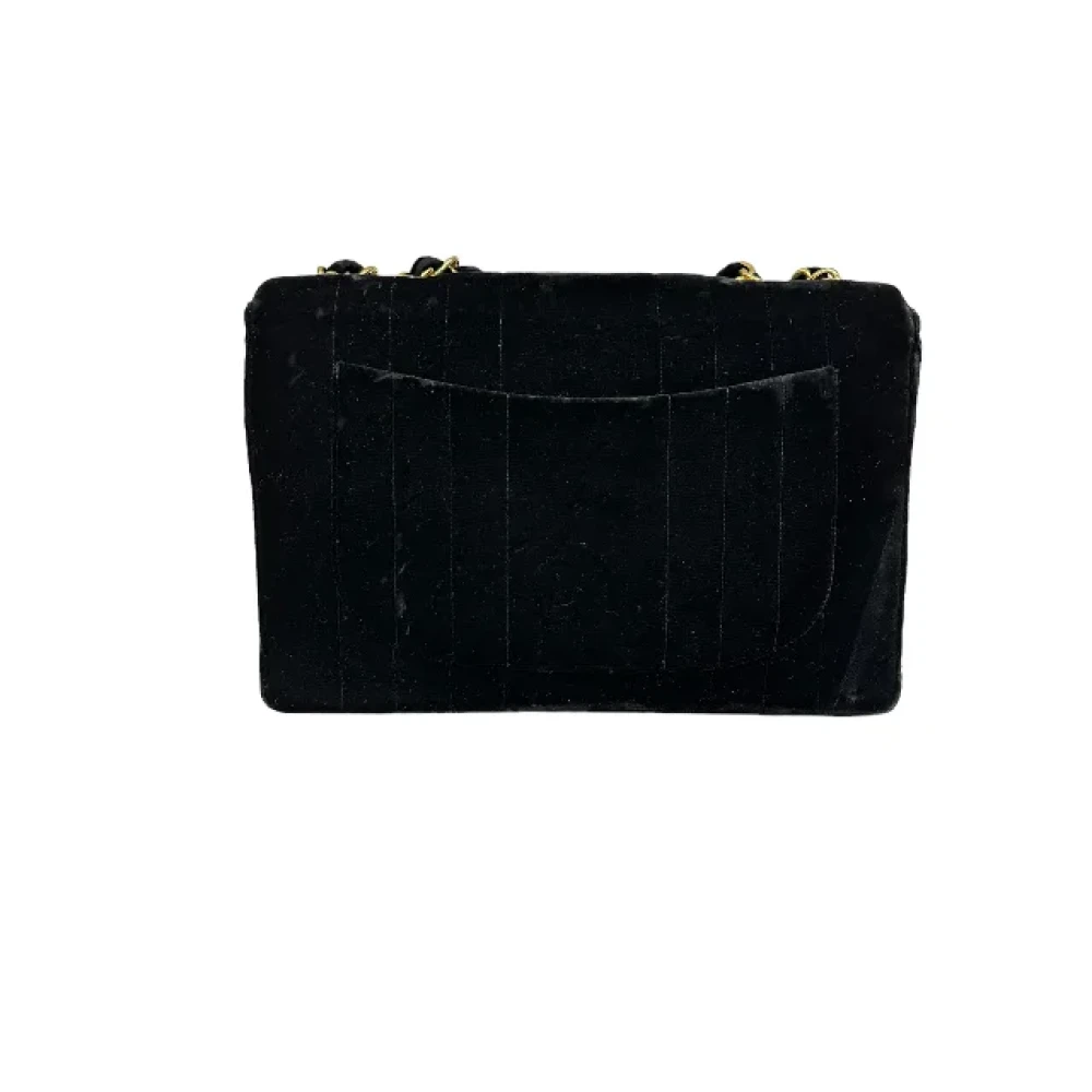 Chanel Vintage Pre-owned Velvet chanel-bags Black Dames