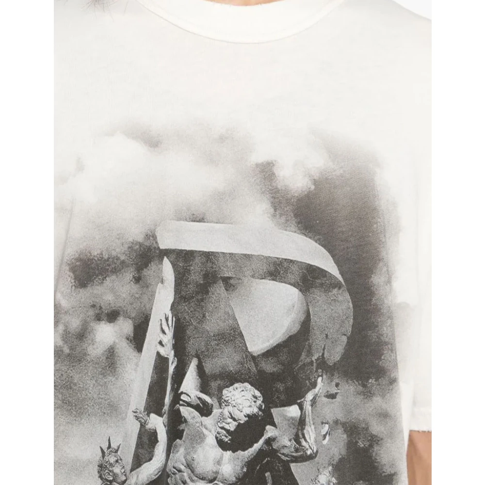 Represent Witte Katoenen Grafische T-shirt White Heren
