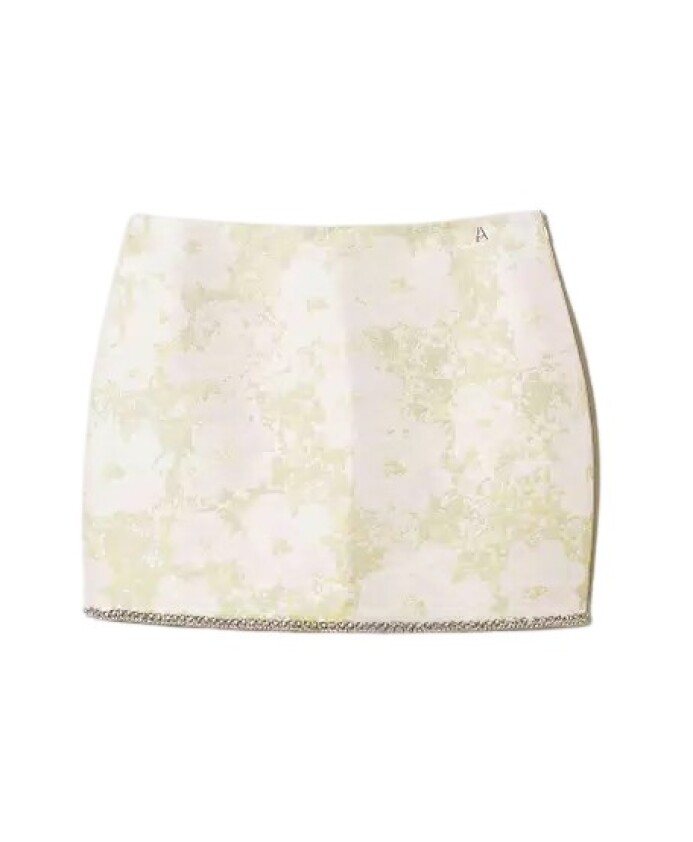 jupe-jacquard-florale-avec-clous-brodes-a-la-main