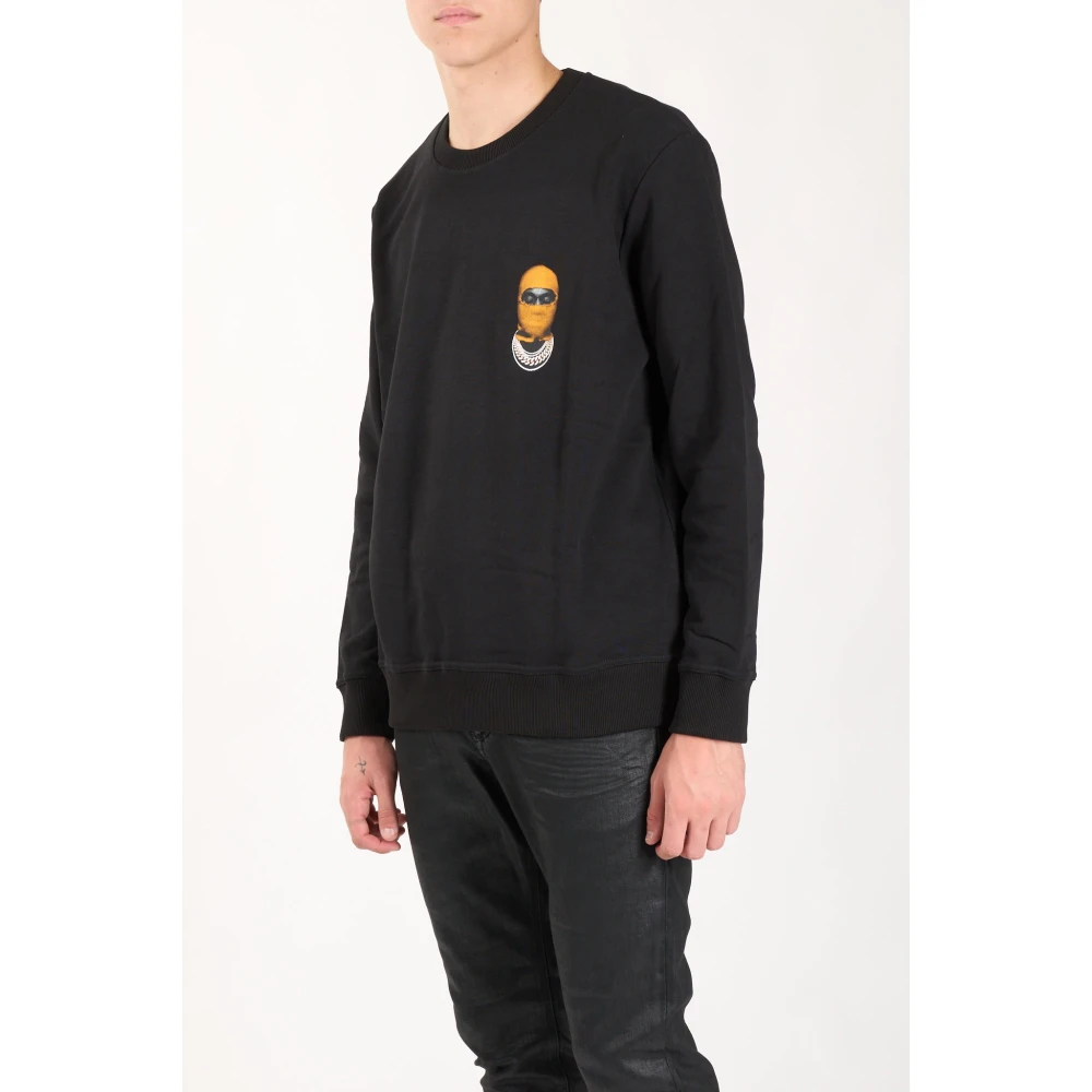 IH NOM UH NIT Kleine Masker Sweater Black Heren