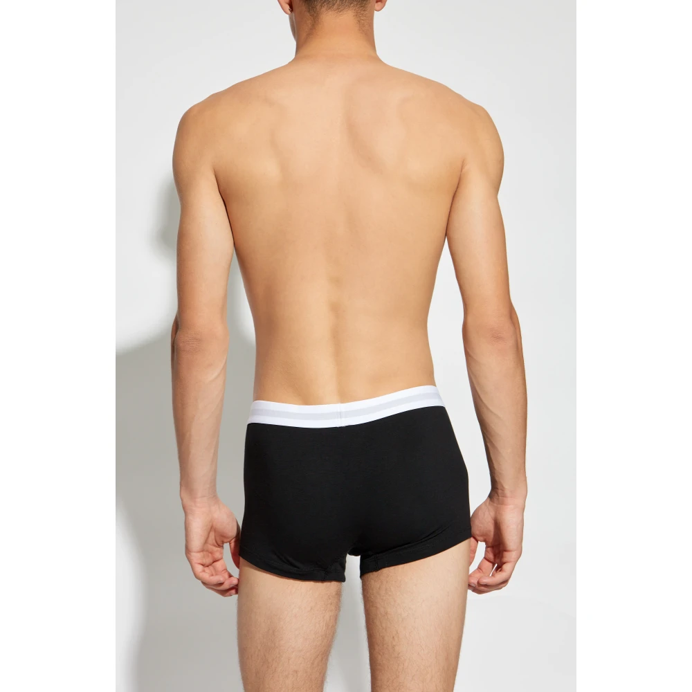 Dsquared2 Twee-pack boxershorts met logo Black Heren