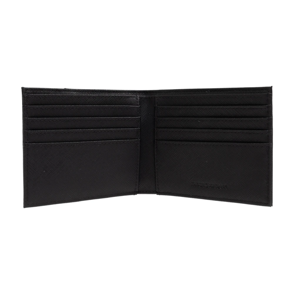 Emporio Armani Portemonnee met logo Black Heren