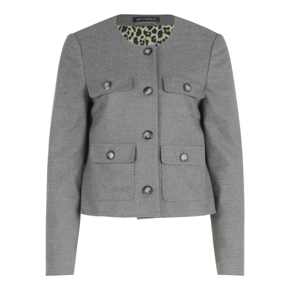 Betty Barclay Stijlvolle Blazer met Lange Mouwen Gray Dames