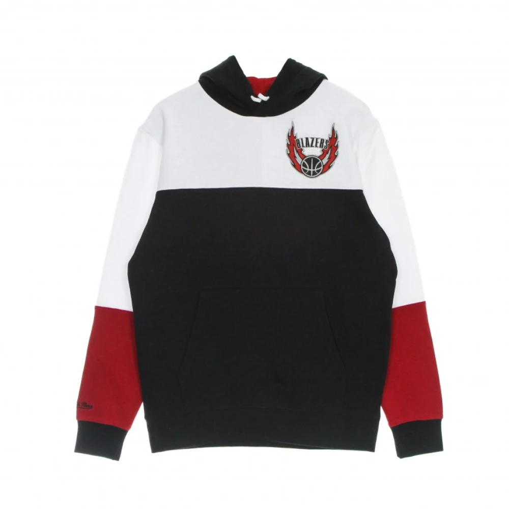 Mitchell & Ness HoodieBA Fusion Fleece 2.0 Hardwood Classics Porbla Black Heren