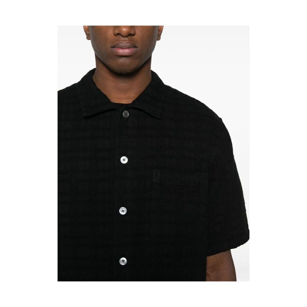 Sunflower Short Sleeve Shirts Black Heren