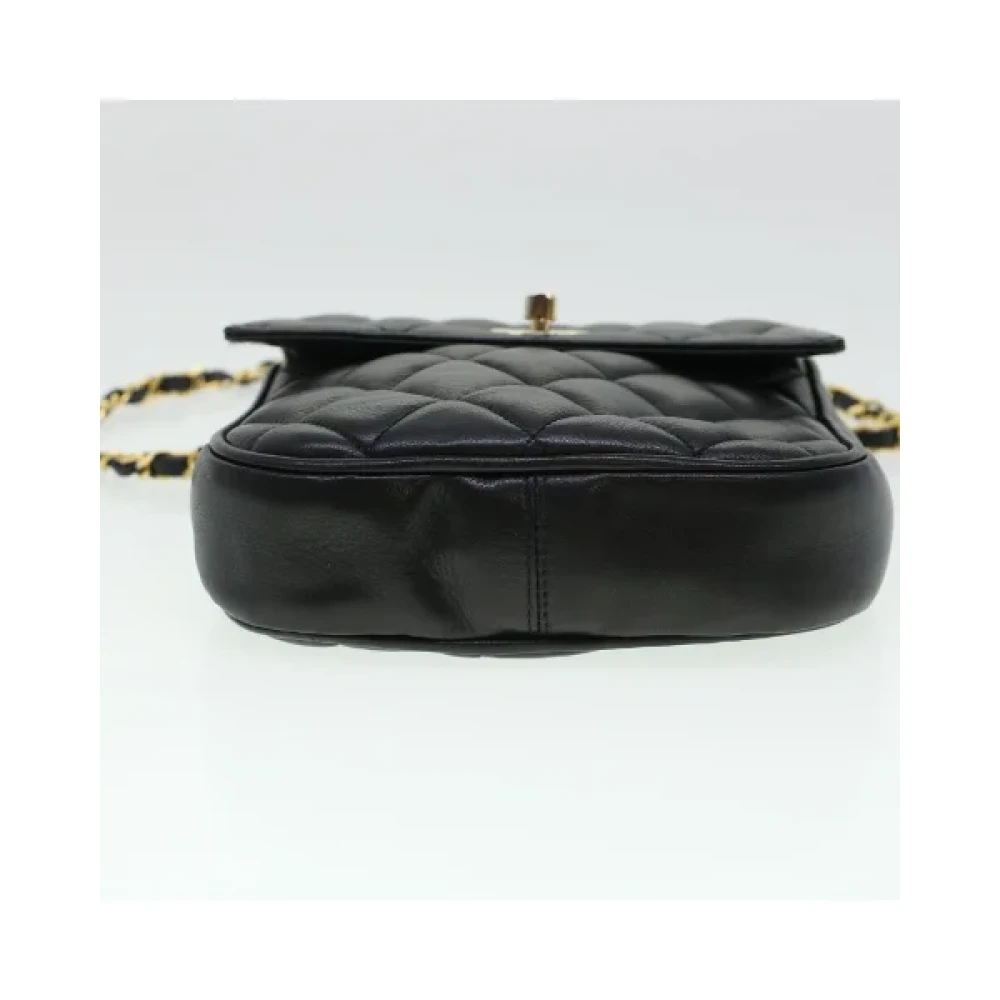 Chanel Vintage Pre-owned Fabric chanel-bags Black Dames