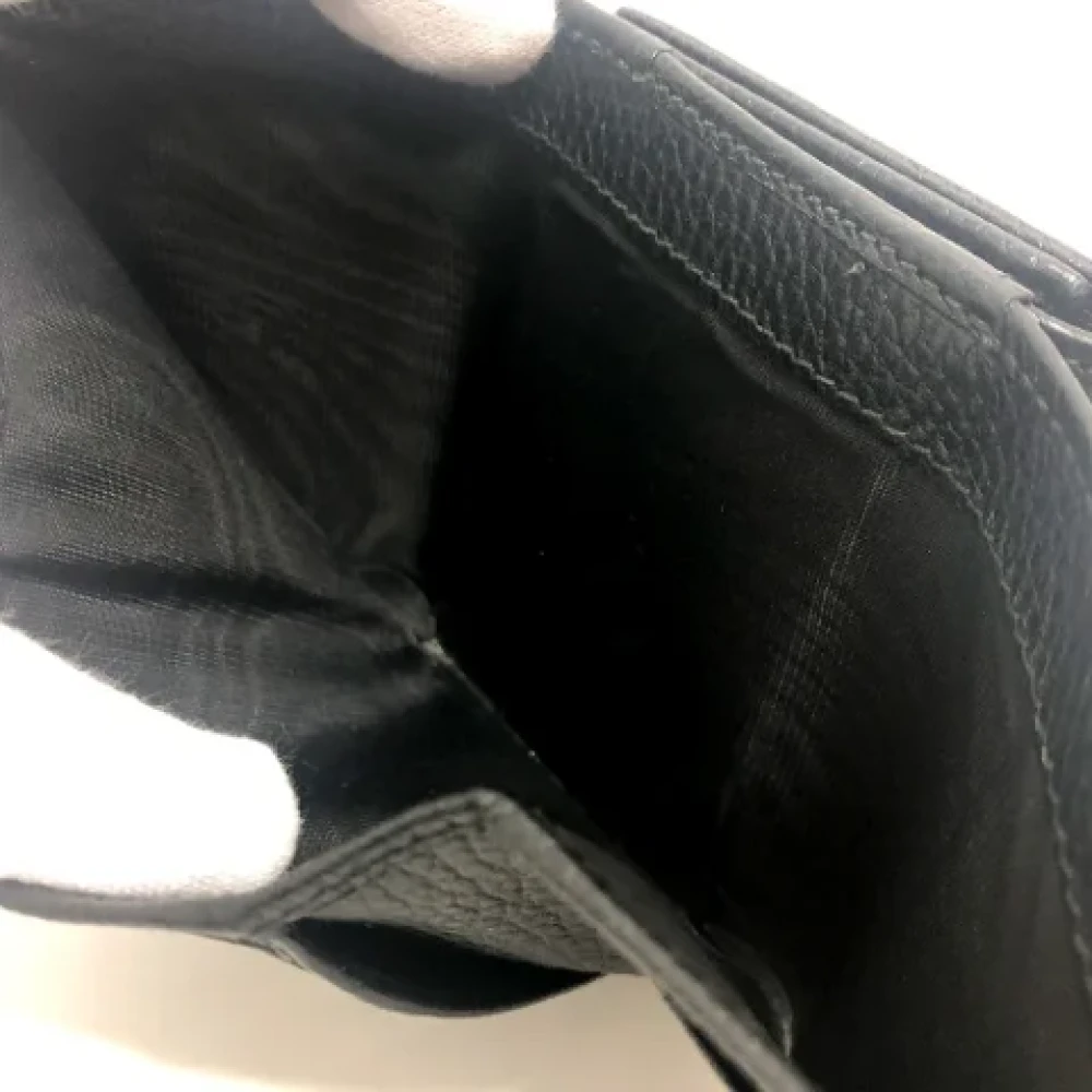Gucci Vintage Pre-owned Leather wallets Black Dames