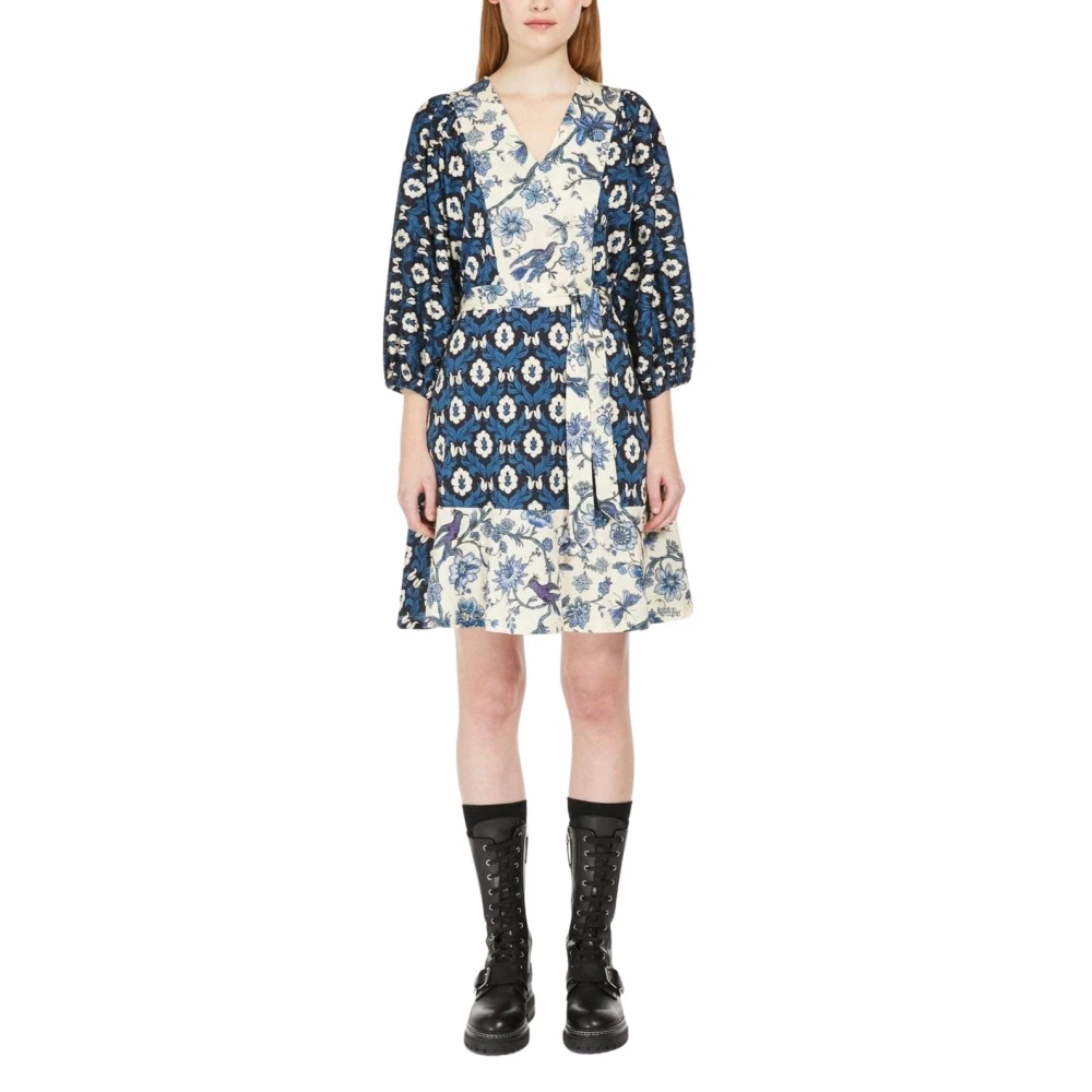 Weekend Max Mara Femme Bleu Robes, Taille: 40 Fr Maxi Dress