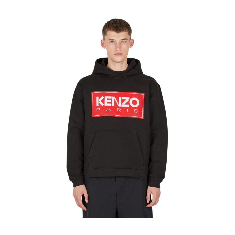 Sweat Capuche Logo Patch Kenzo Femme Miinto