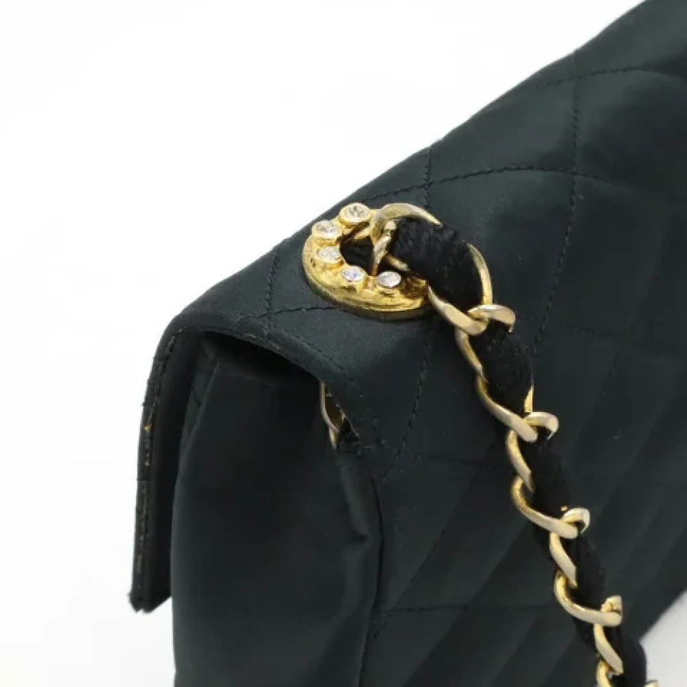 Chanel Vintage Pre-owned Canvas chanel-bags Black Dames