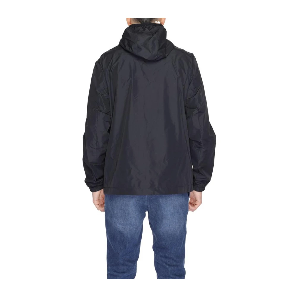Suns Klassieke polyesterjas voor mannen Black Heren