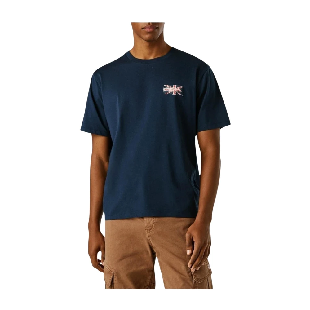 Pepe Jeans Men's Blue T-Shirt - T-Shirts - L - Tops