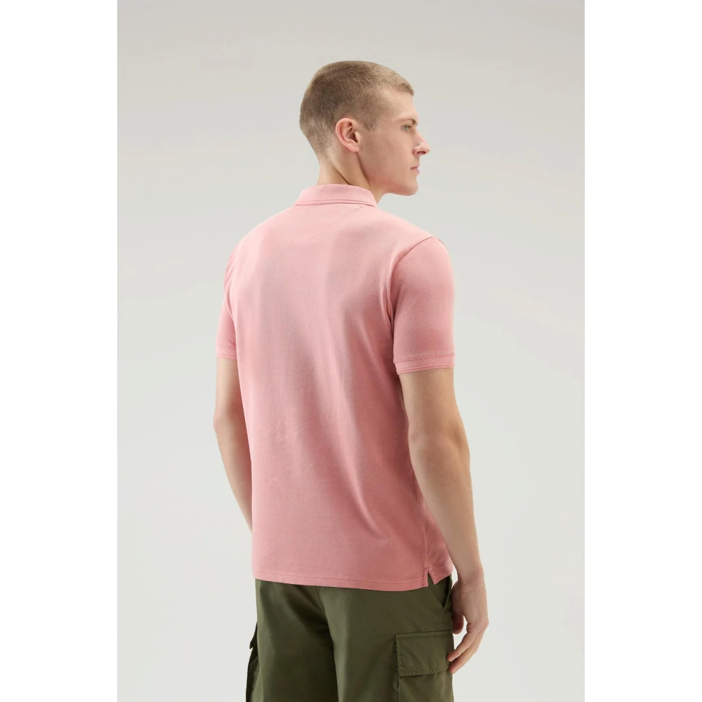 Woolrich Klassieke Mackinack Polo Shirt Pink Heren