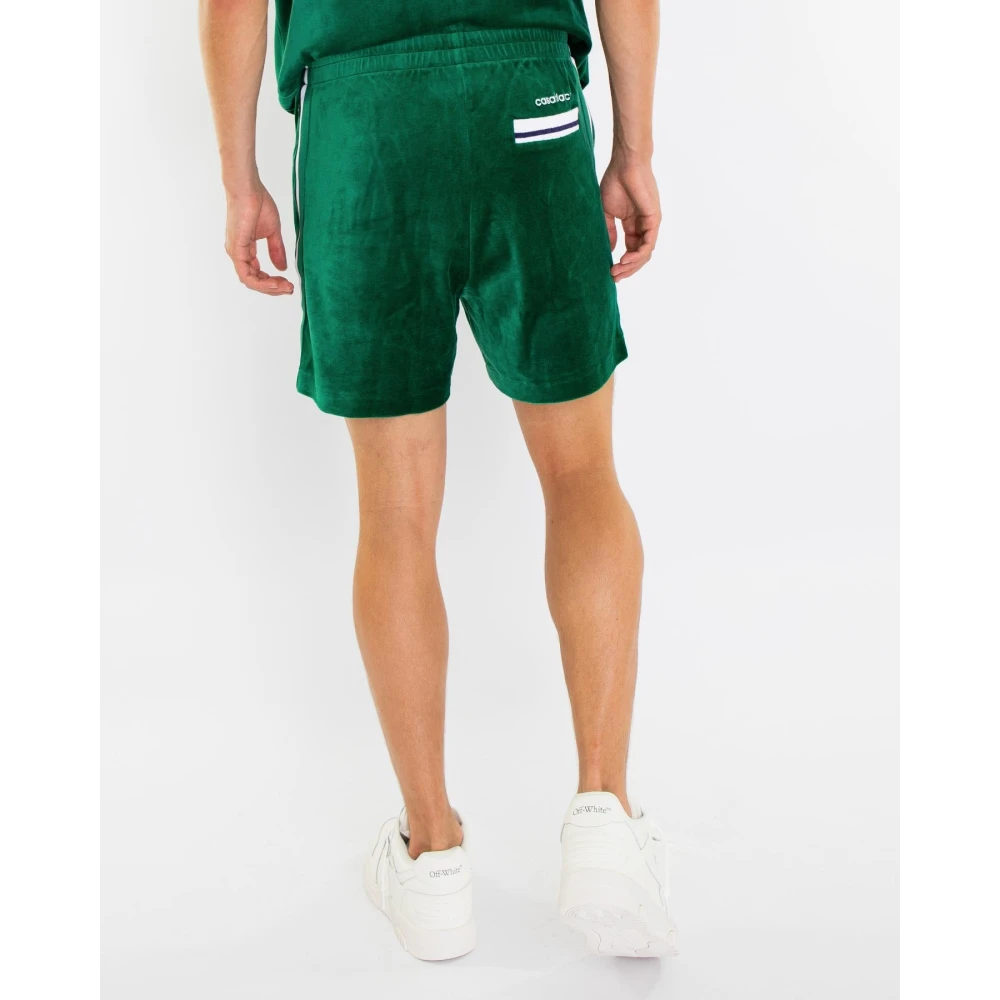 Casablanca Velours Shorts voor heren Green Heren