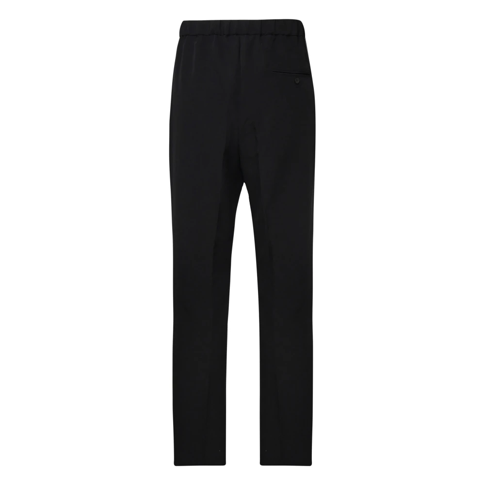 Hevo Donkerbruine katoenblend broek Brown Heren