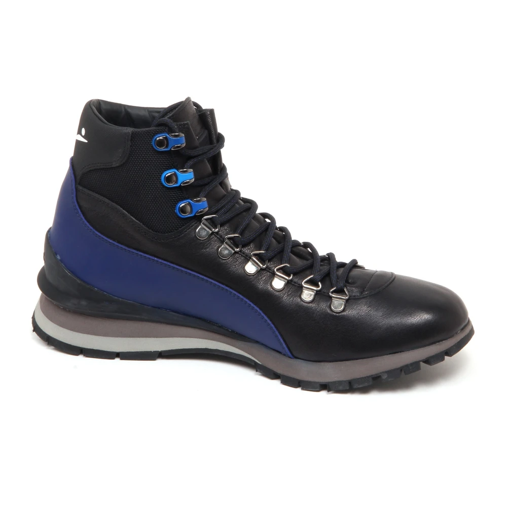 Voile Blanche Vintage Effect Schoen Crest Model Heren Schoenen Zwart