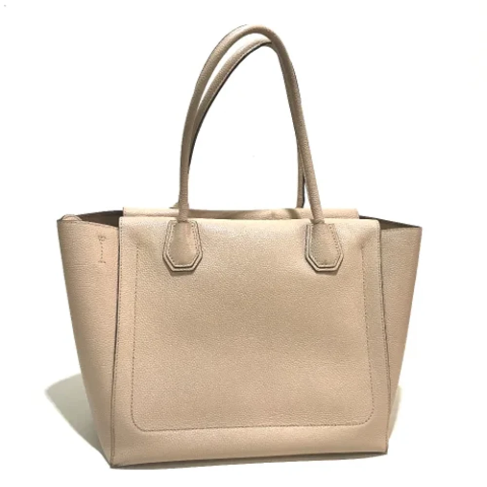 Michael Kors Pre-owned Leather shoulder-bags Beige Dames