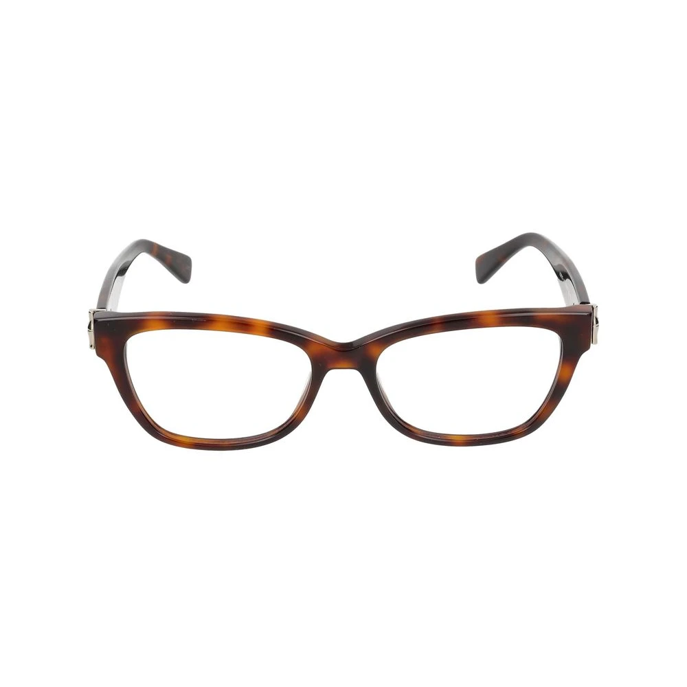 Longchamp Brown Glasses, Female, 54 Mm, Stylish Eyeglasses In Havana Color