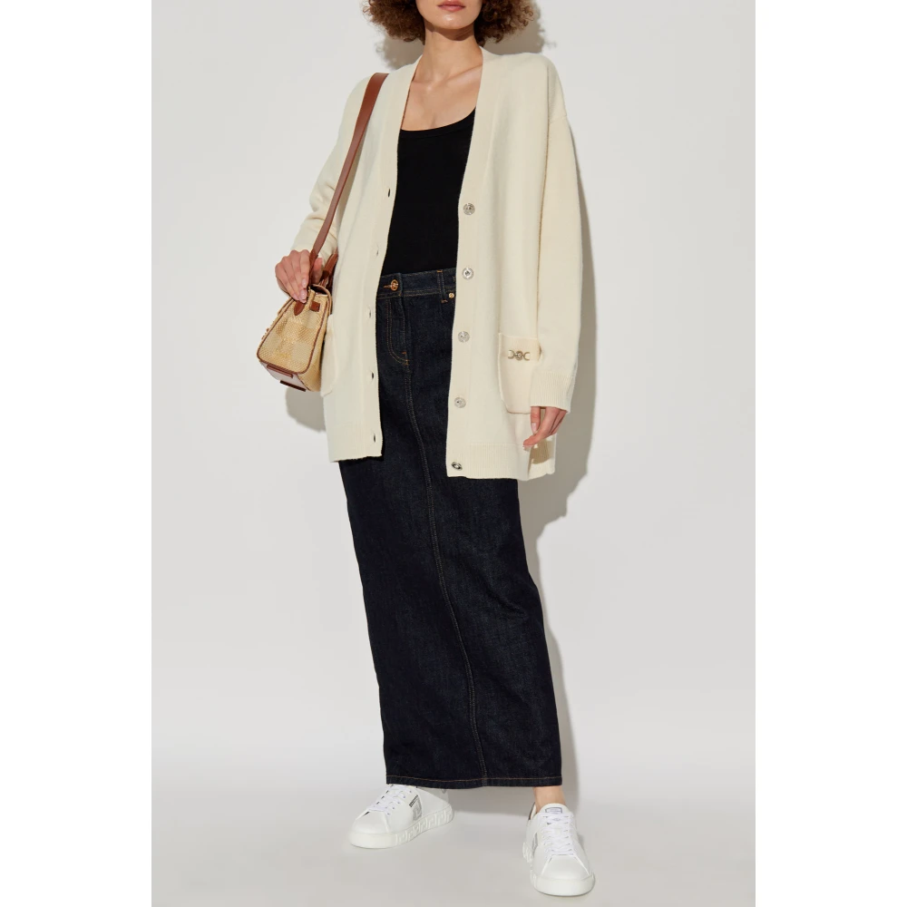 Versace Lange Vest Beige Dames