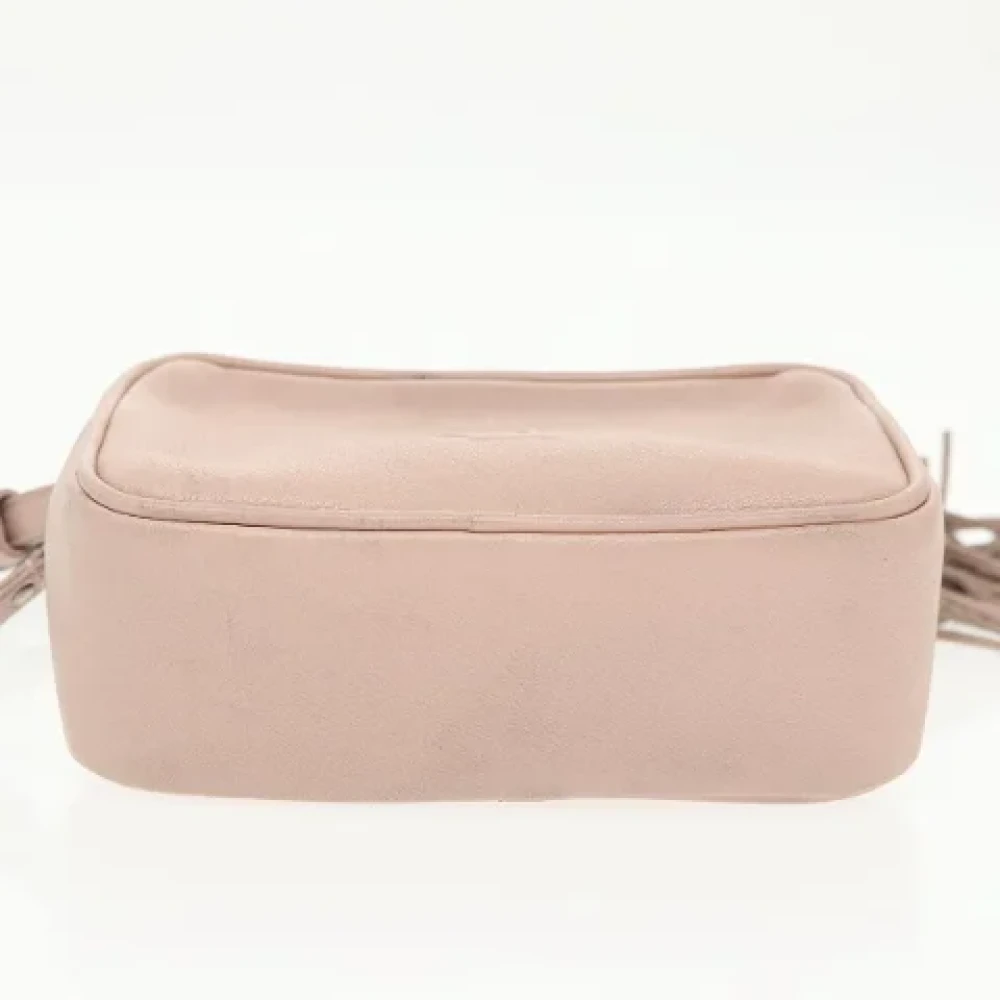 Saint Laurent Vintage Pre-owned Leather crossbody-bags Pink Dames