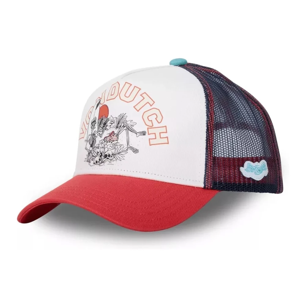 Von Dutch Witte Surf Trucker Cap White Heren