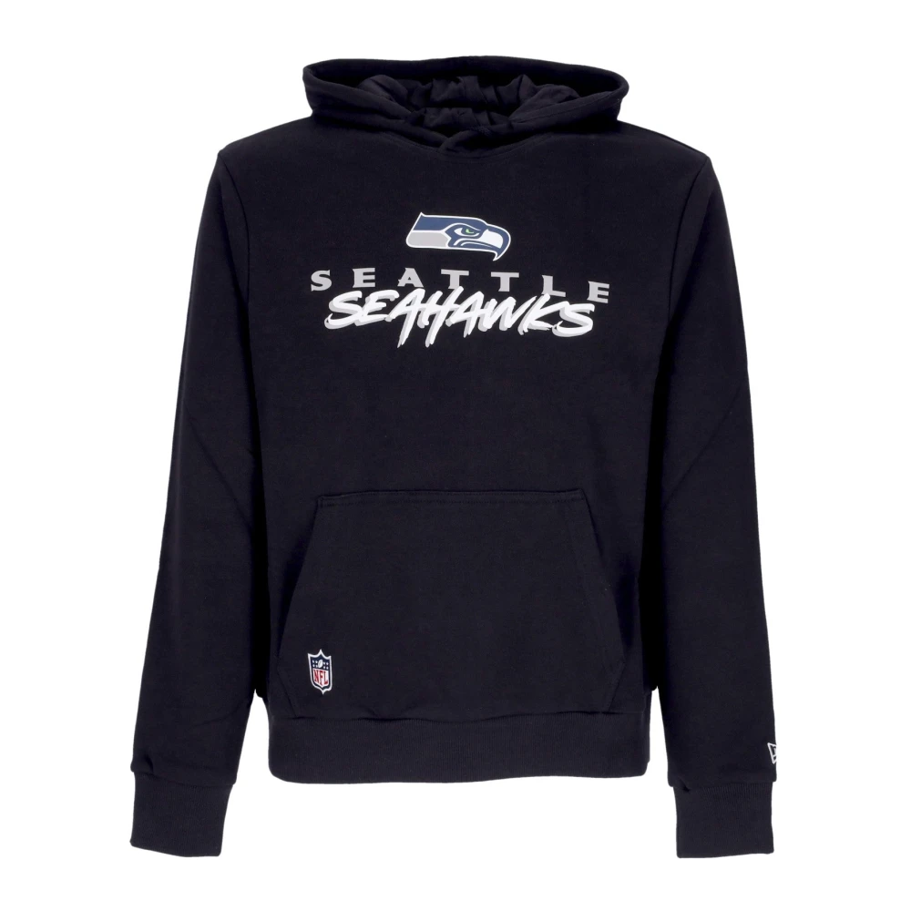 New era Seattle Seahawks Script Hoodie Blue Heren